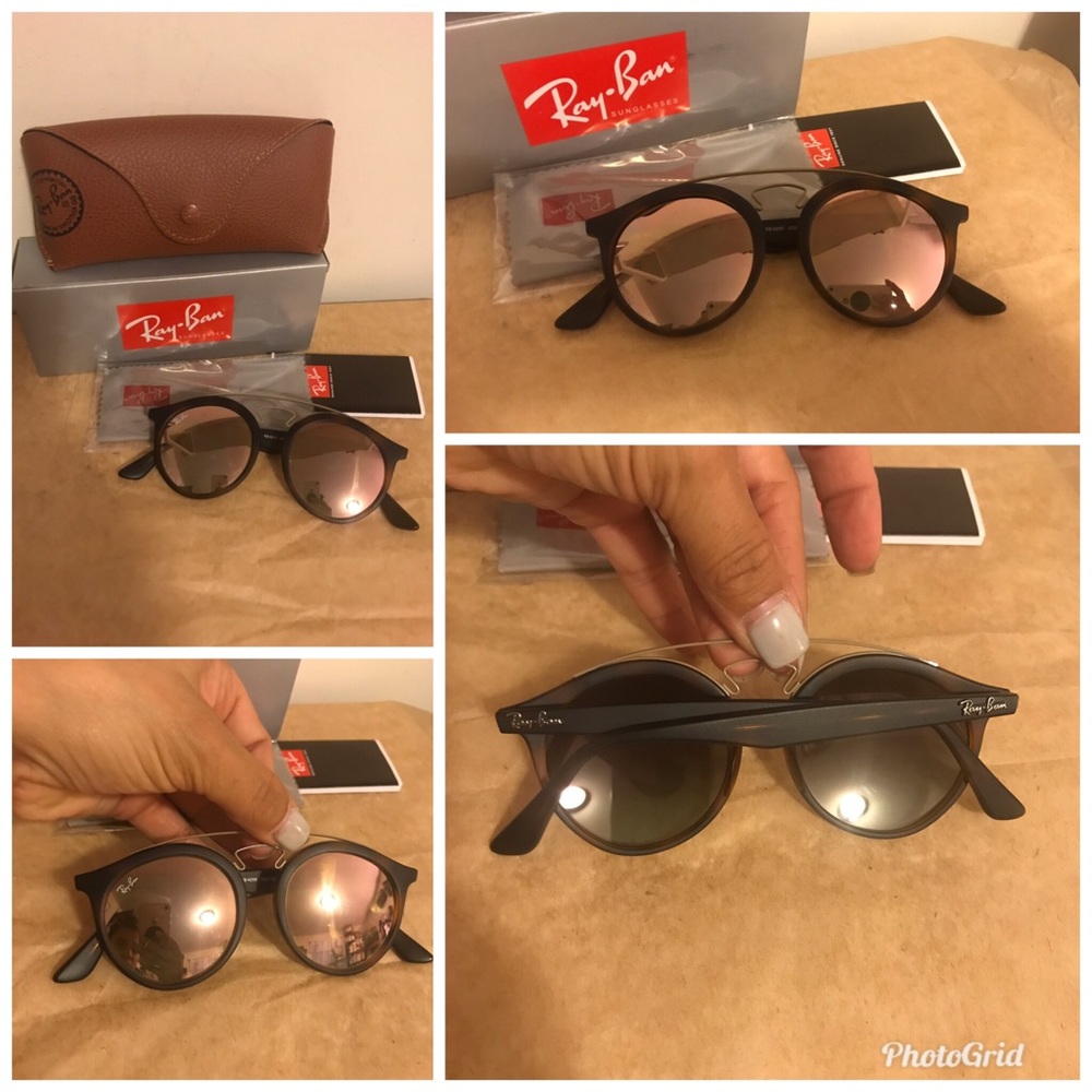 💯% Authentic Ray Ban Metallic Mirror Sunglasses